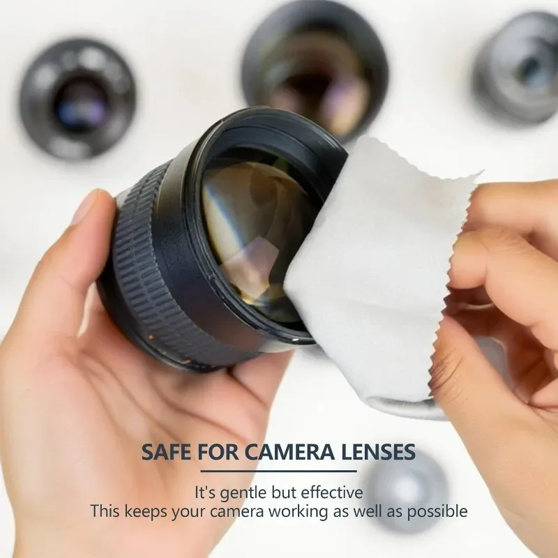 Cleaning Cloth for Mobile Phone Screen Glass Watch Camera Lens Microfiber Washable Reusable Cleaning Wipe Premium Eyeglass Cloth image 3