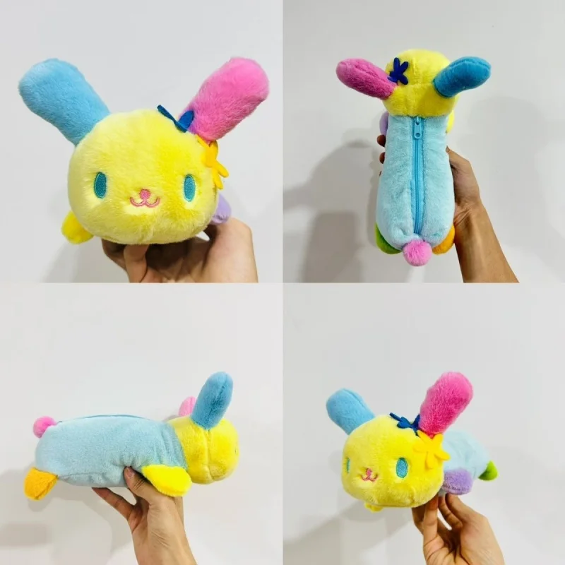 Sanrio Usahana Cartoon Zachte Pluche Briefpapier Etui Etui Cosmetica Vulpen Post-It Opmerking Opslag Meisje Kerstcadeau