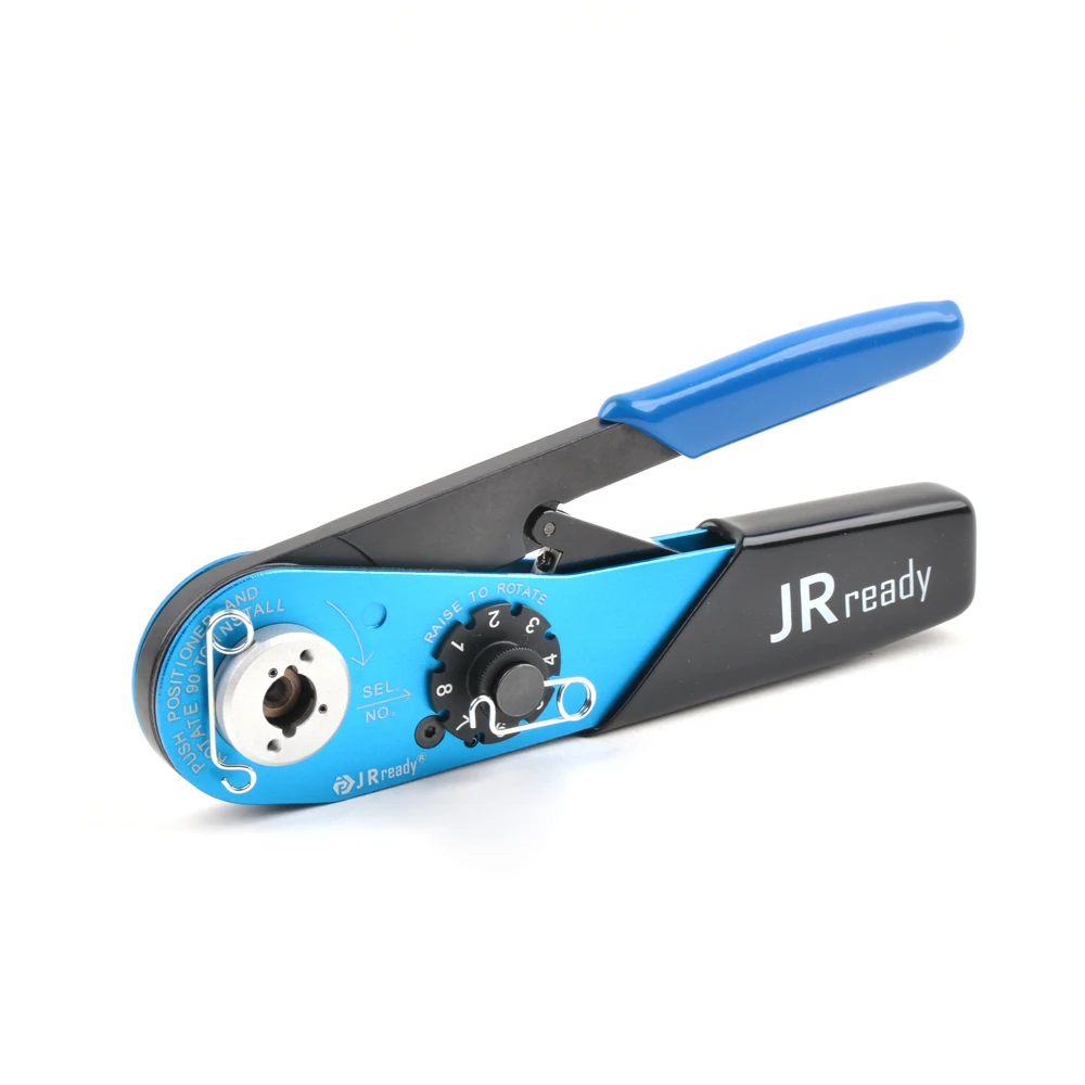 JRready Miniature Adjustable Crimper YJQ-MH992 Fine Tipped Crimp Tool for Electric Military Connectors, Minimum wire crimp size