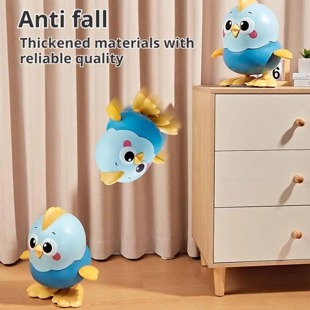 Cute Wind Up Chick Clockwork Toy Chick On Chain Can Walk Cute Animals Chick Clockwork Walking Toys Children Fun Gifts