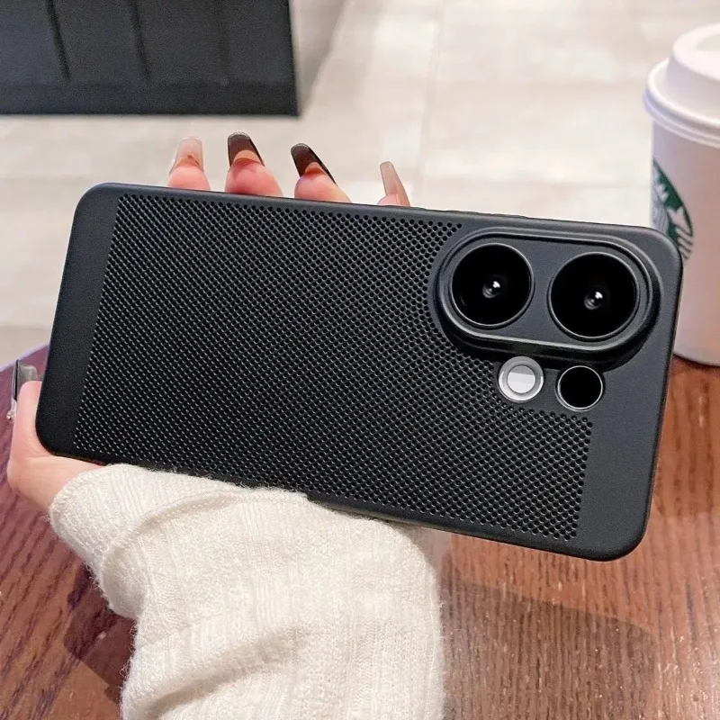 Twardy futerał na telefon Vivo X200 FE z odprowadzaniem ciepła dla VIVO V60 S30 Pro Mini X200 Ultra X100 S Cooling Honeycomb Mesh PC Shell
