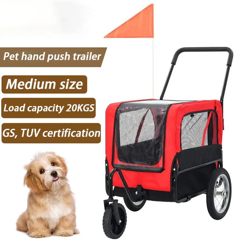 

Small Dog Strollers Bike Designer Luxury Cheap Dog Strollers Premium Portable Dogs Stroller Outdoors Breathable Pet Supplies