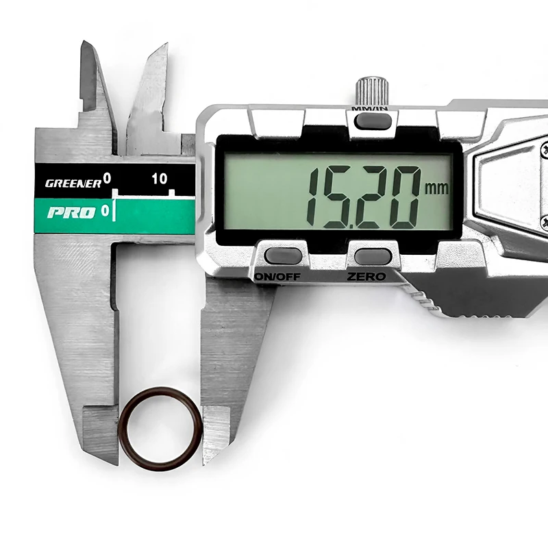 Junta tórica de caucho fluorado Viton FKM CS1.6mm de alta temperatura, a prueba de fugas de agua y vapor, para grifos, tuberías, válvulas y piezas de plomería.