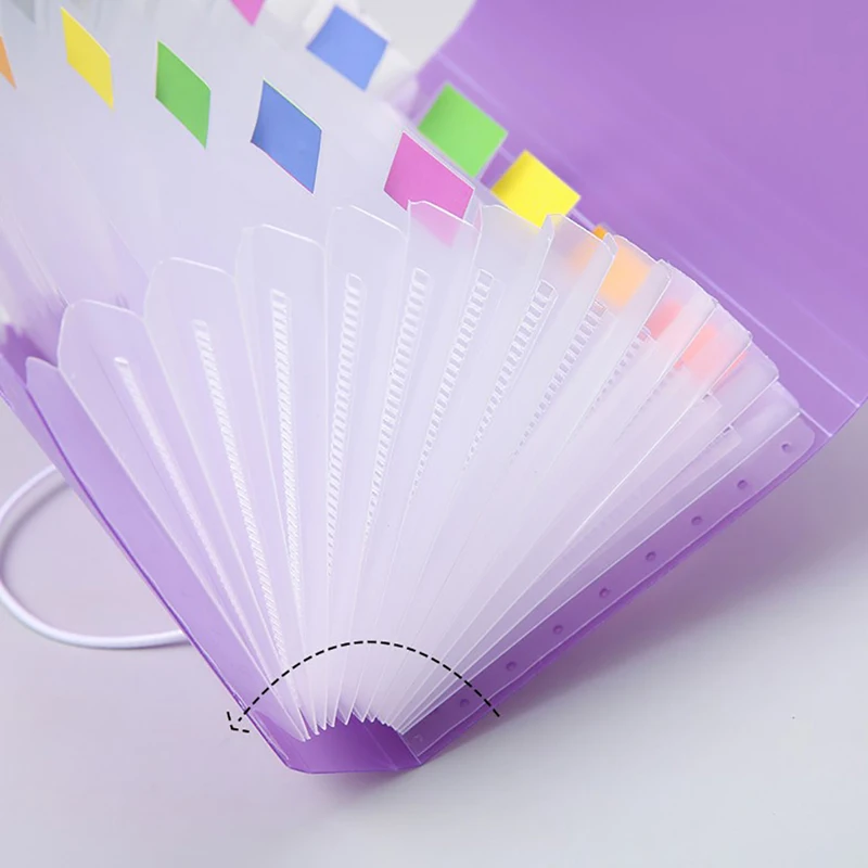 A6 Money Budget Storage Folder Collect Album Card Book Photo Organizer Expanding Wallet Organ Bag Data File Pouch Family Folder