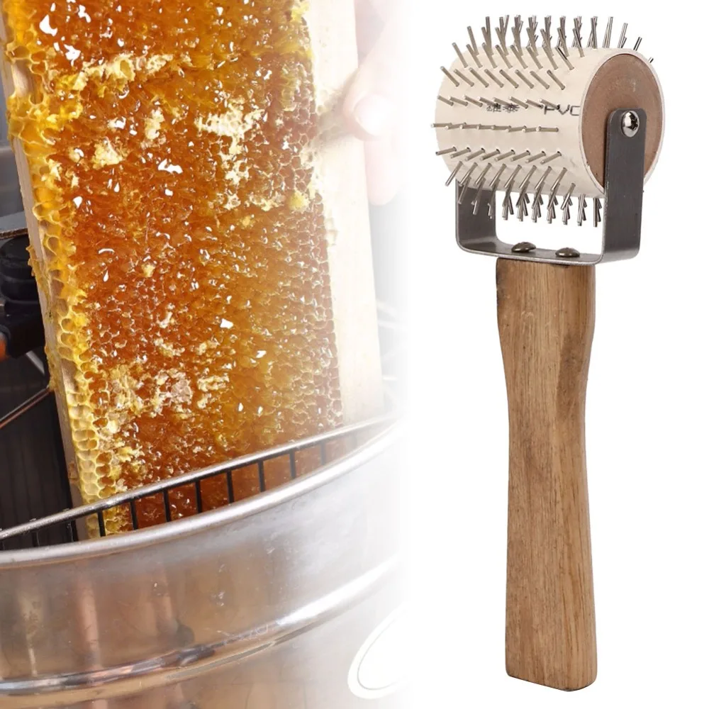 Easy to Clean Stainless Steel Propolis Collector Durable Roller Type Beekeeping Roller Honey Extracting Tool Apiary Management