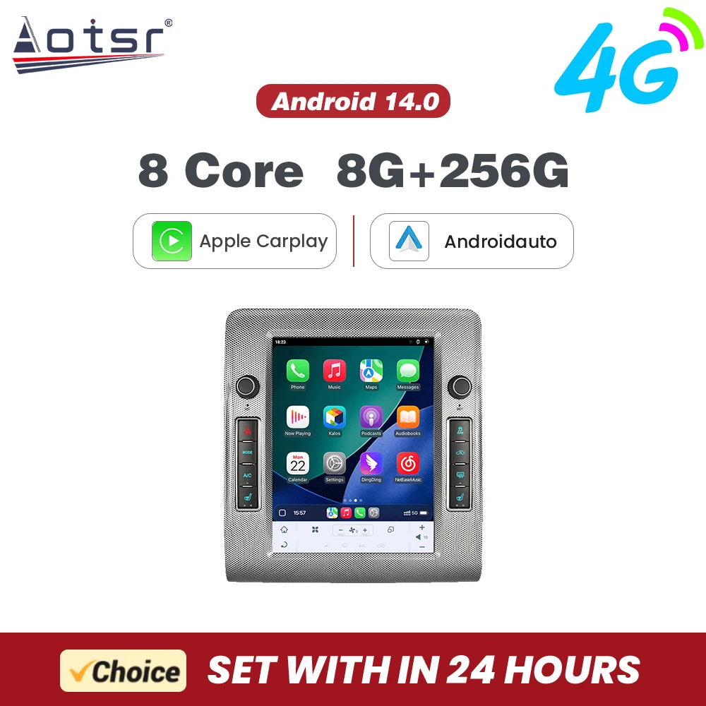 

10.4 Inch Touchscreen GPS Navigation Carplay Car Radio For Dodge Challenger 2008-2014 Premium Car Multimedia Upgrade Accessory