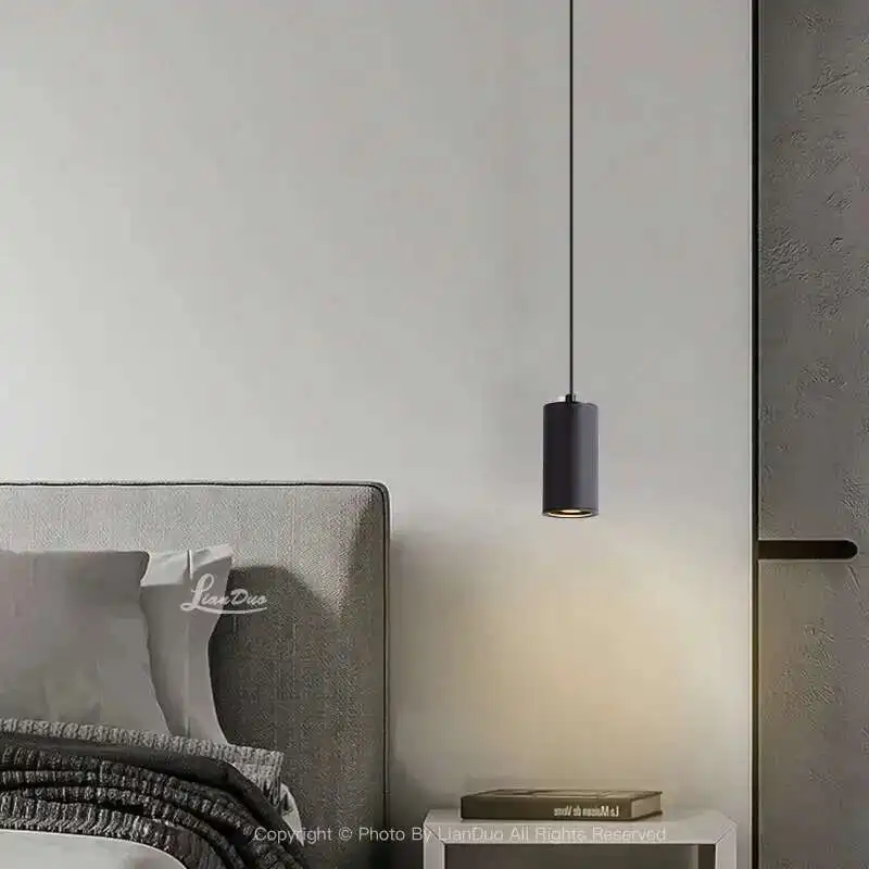 ベッドサイドシャンデリア寝室ランプミニマリストクリエイティブミニマリストモダンな装飾ダイニングルームランプシングルヘッド小さなシャンデリア