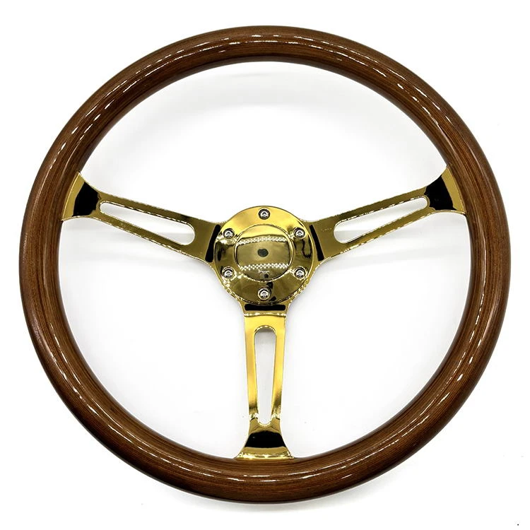 

Wood Modified Steering Wheel 380mm 15inch Classic Steering Wheel