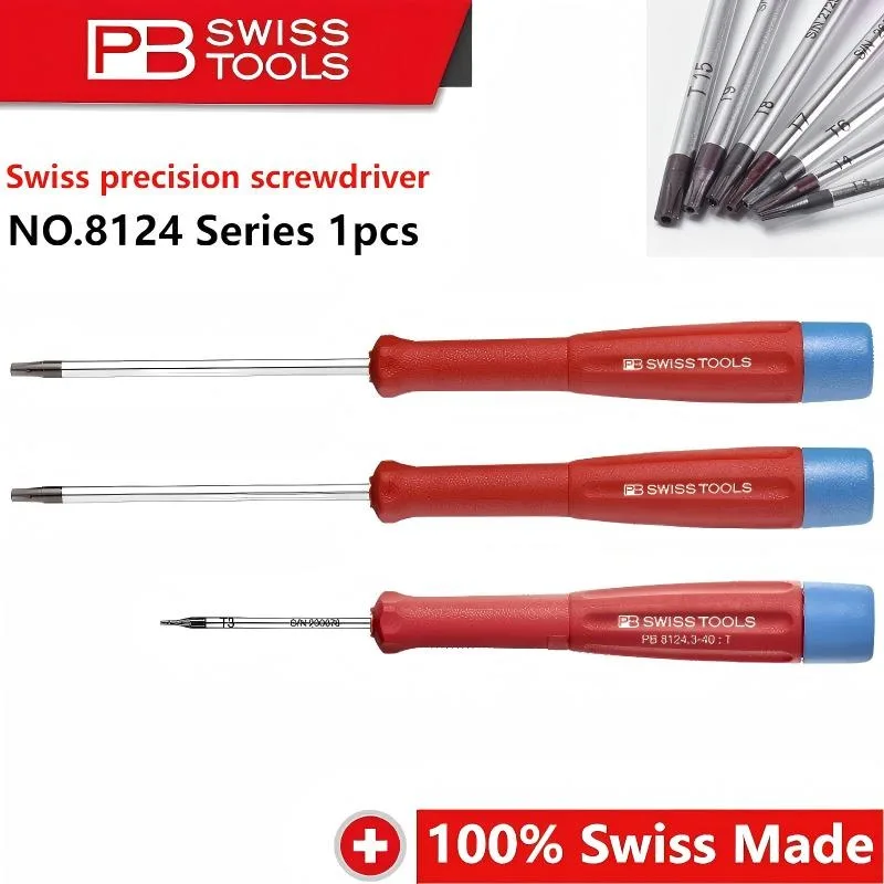 PB 8124 SWISS precision screwdriver with rotatable head for small and micro Torx screws in electronics and precision mechanics