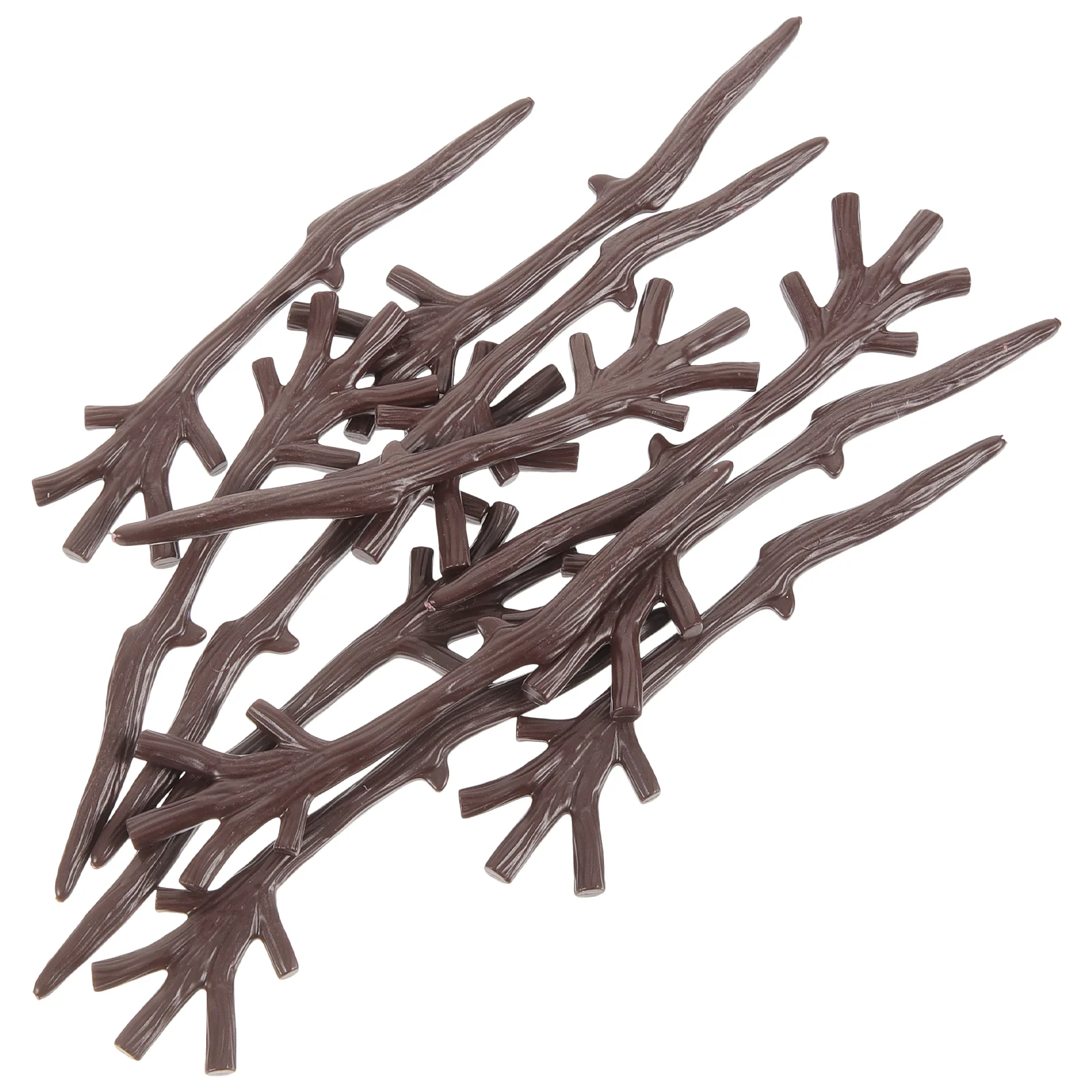 100pcs Delicate Plastic Dried Tree Branch Craft DIY Handmade Snowman Hands Antler Branches Crafts Plastic Branch Antlers