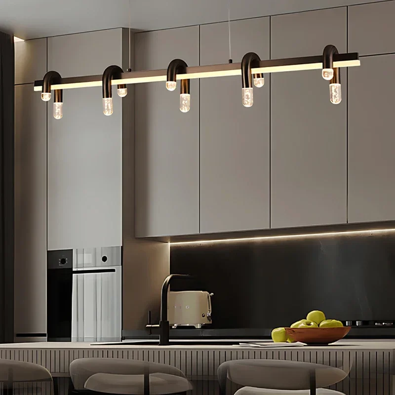 الإيطالية الحد الأدنى قلادة ضوء الشمال تصميم غرفة المعيشة حلقة دائرية على شكل غرفة نوم Led ثريا تزيين المنزل الحديث