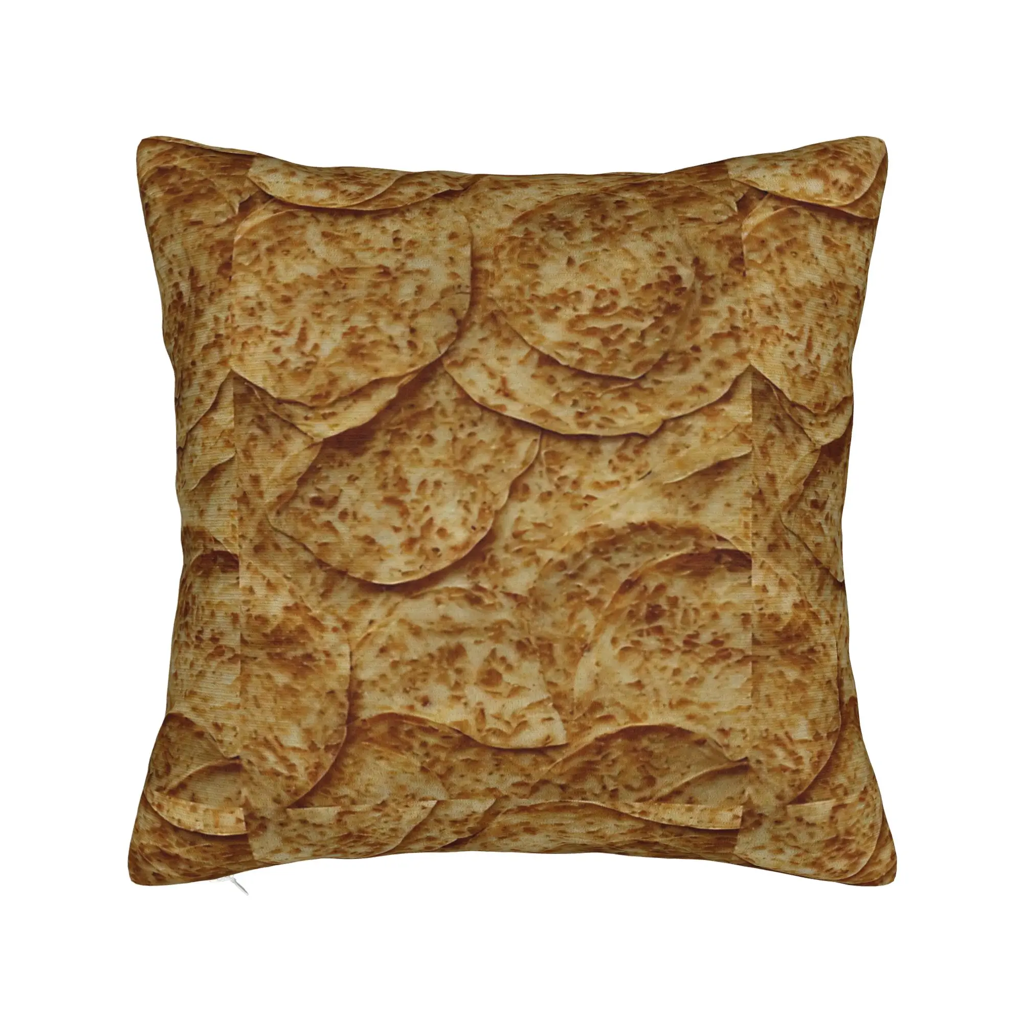 Pillow Cover Burrito Tortilla Wrap  Retro Trendy Pillow Case For Living Room Chair Pillowcases