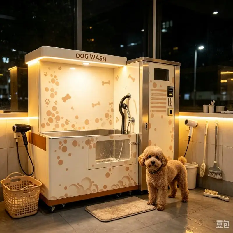 Intelligent Pet Wash Vending Machine Dog Bath System Automatic Grooming Equipment Digital Control Customized