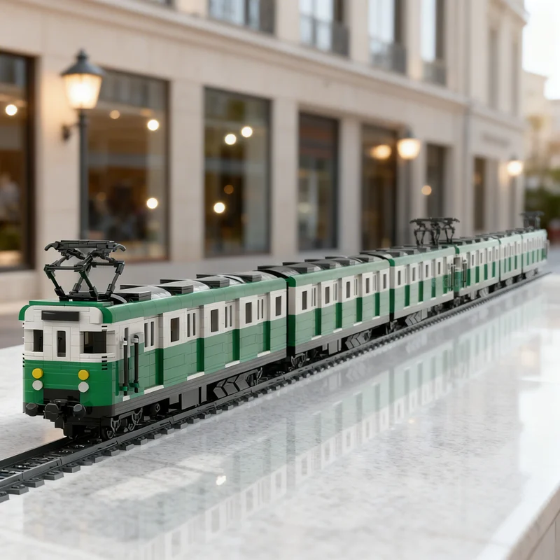 

6162pcs MOC Serie 100 200 M2 Train RC Model Building Blocks Toy Gift Creative Display Collectible Desk Premium Adult Kids Home