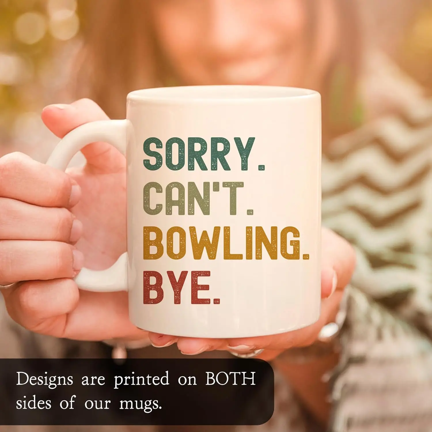 Gift For Bowling Lovers - Can’t Sorry Bowling Bye Bowling Sport Player Lover 11oz Mug