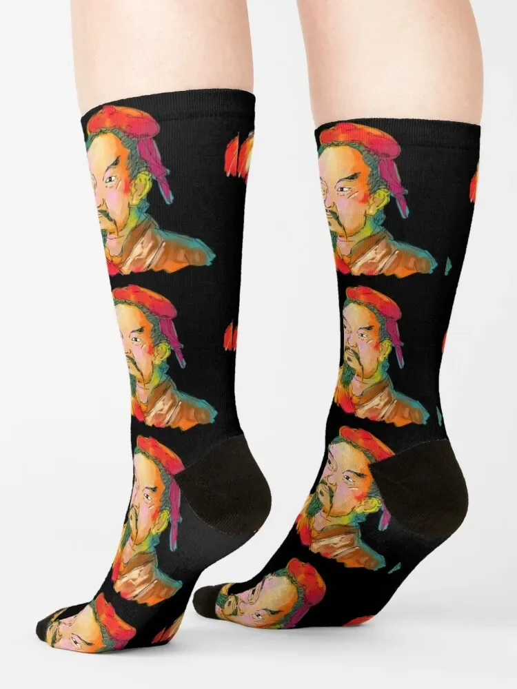 Sun Tzu Painting Socks Christmas christmas gifts Climbing luxe Socks For Women Men\'s