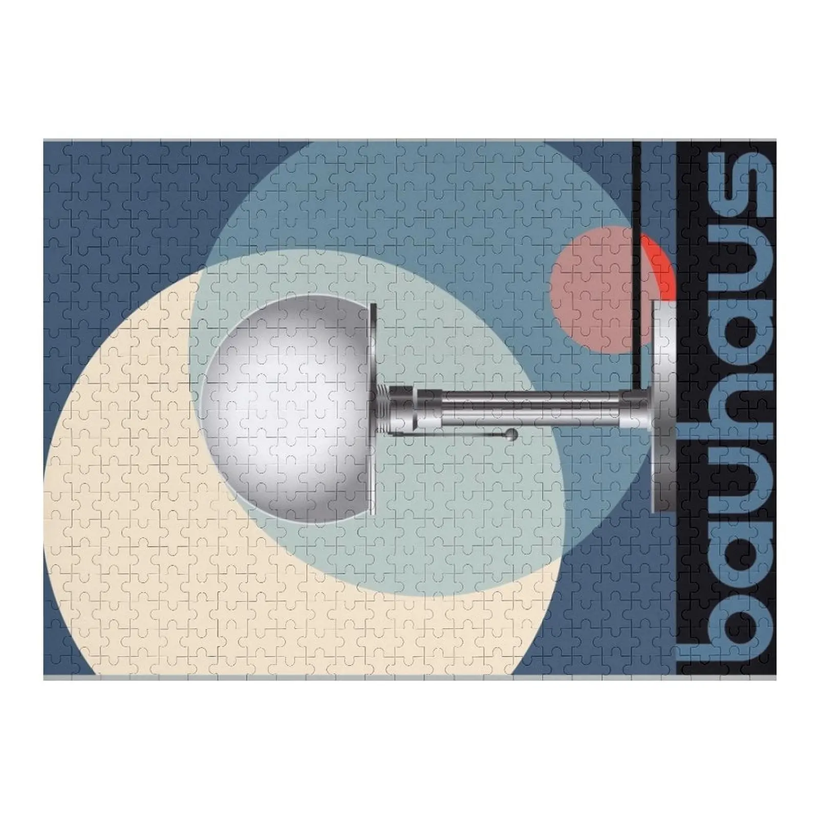 

BAUHAUS LAMP Jigsaw Puzzle Jigsaw For Kids Custom Name Wood Puzzle