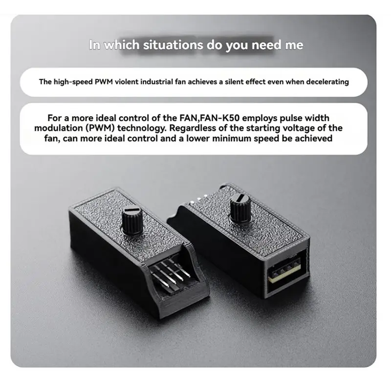 PWM Speed Controller 4-Pin Fan Speed Controller 4-Pin 12V Power Supply DIY Water-Cooling Cooling Fan Speed Controller