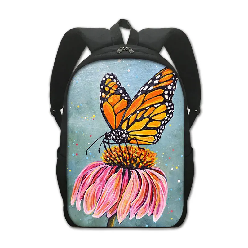 Mochila bonita de mariposa para mujer, bolsa de viaje informal, a la moda, escolar, para adolescentes y niñas