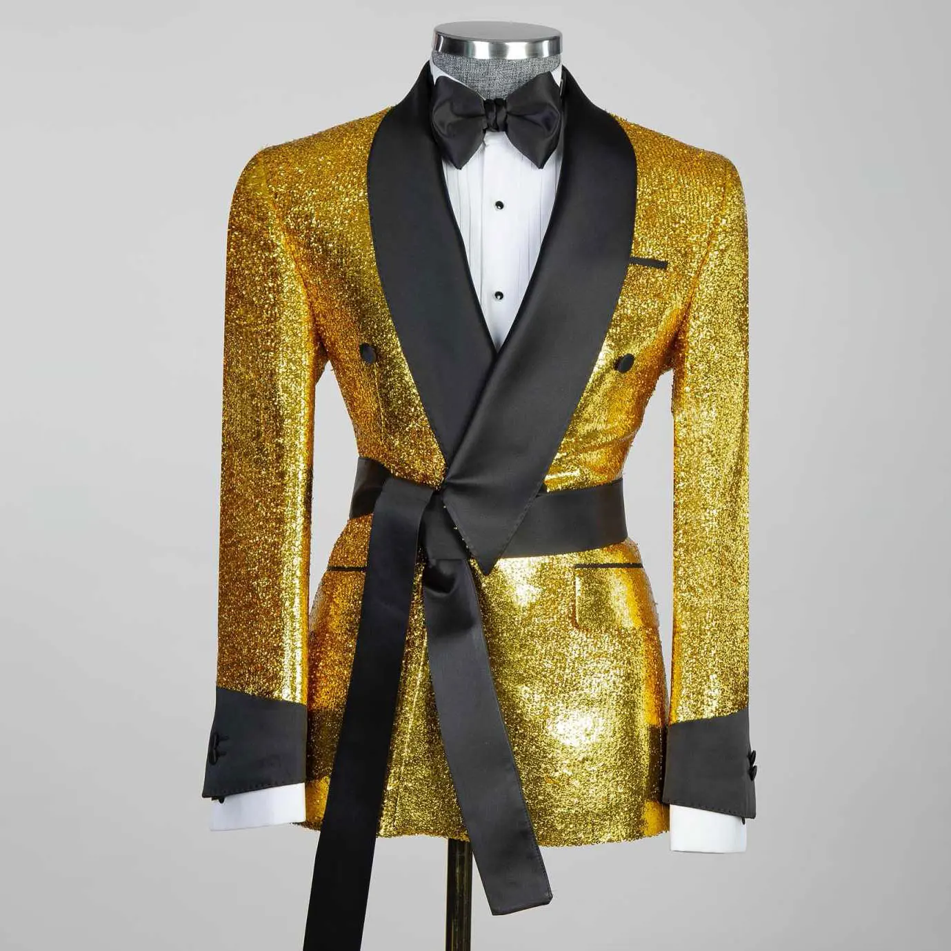 Shine Wedding Men Suit Party Suits Slim Fit 2-Pcs Coat Pants Fashion Tailor-Made Groom Groomsman Formal Occasions Customized