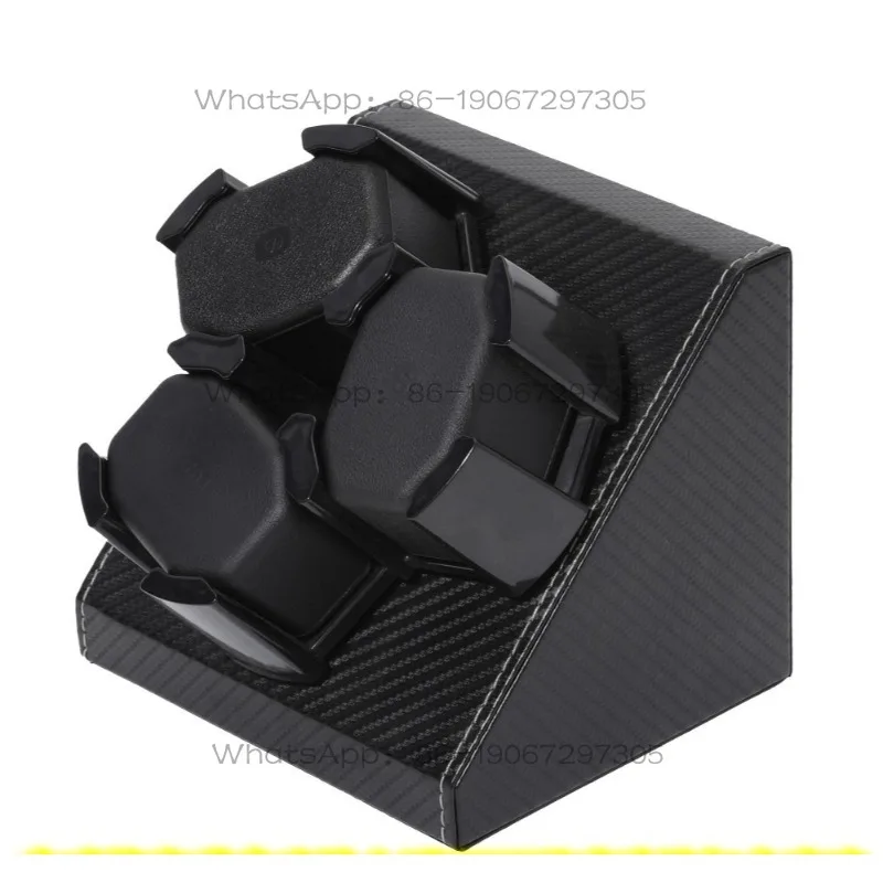 Active silent electric watch box, full intelligent high-grade leather 3-gauge automatic mechanical watch rocker winding device