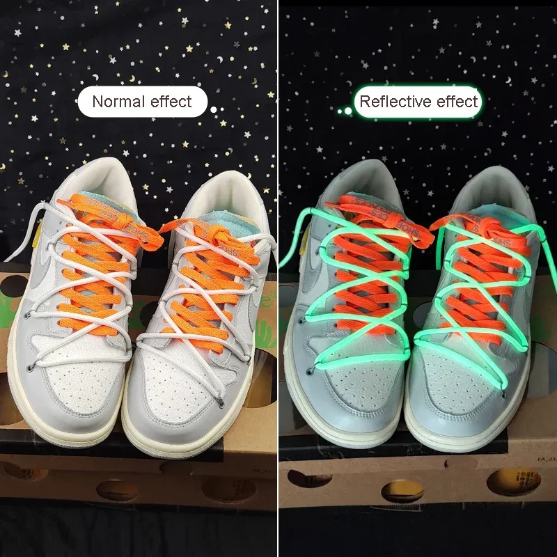 1Pair Round Laces Luminous Shoelaces Fluorescent Shoelace Kids Adult Sneakers Boots Shoes Accessories 80/100/120/140/160/180cm
