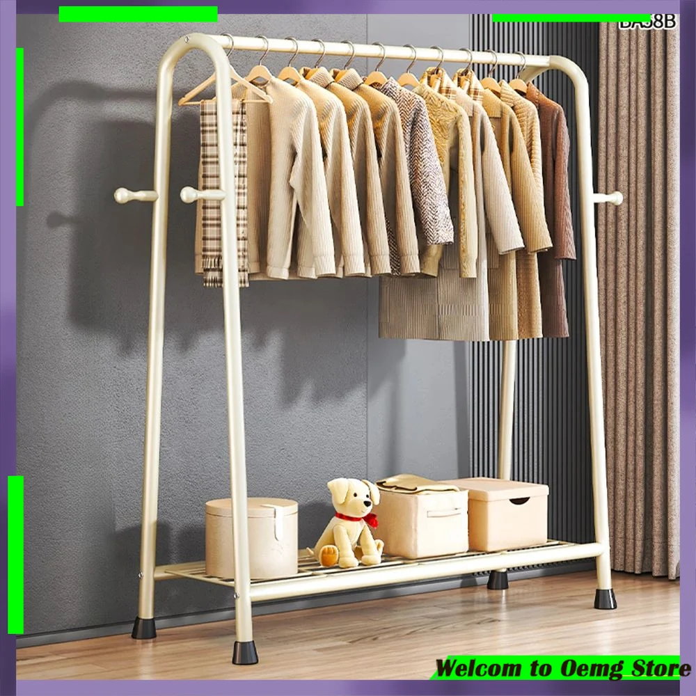 

Heavy Duty Clothes Rack Minimalist Design Hotel Bedroom Balcony Stylish Black Drying Rack Unique Cabides Para Roupa Accessories