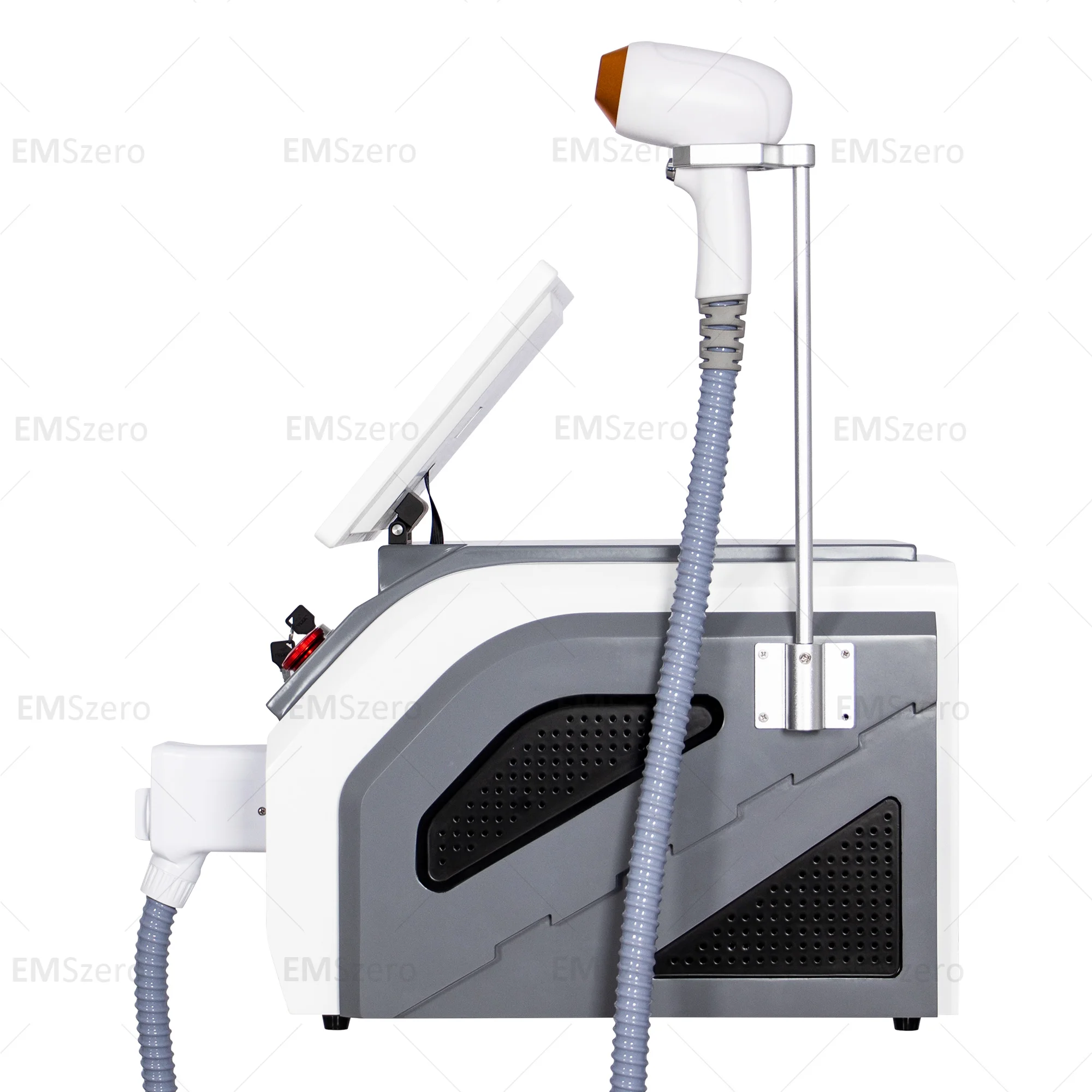 Perangkat Penghilang Bulu Laser Tanpa Rasa Sakit 808 nm Laser Dioda Berpendingin Platinum Panjang Gelombang Tiga Daya Tinggi Permanen