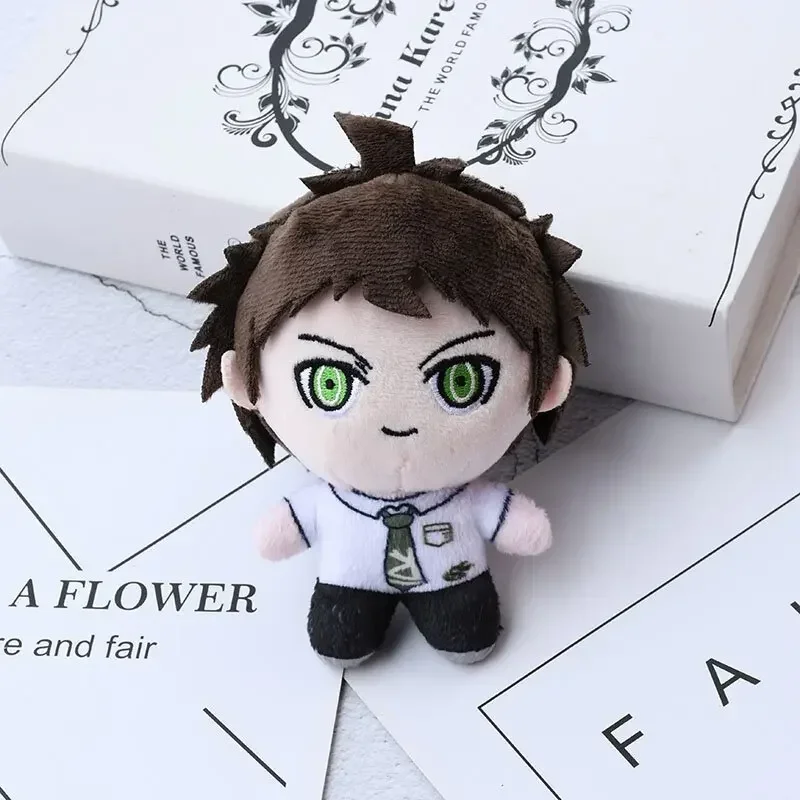 13cm divertente gioco Anime bambole di peluche Dangan Ronpa Komaeda Nagito Hinata Hajime enosilima Junko peluche borsa per bambole portachiavi regali