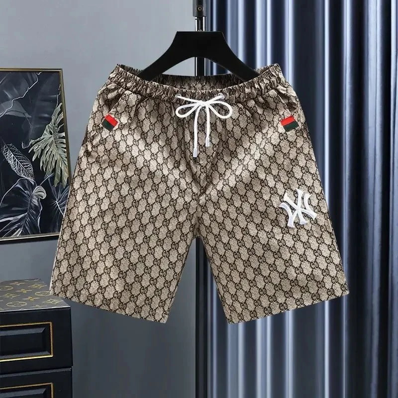 

2025 Shorts Fashion Brand Quick Drying Five Quarter Pants Printed Casual Pants Mid To Long Summer Quick Drying Motorcycle