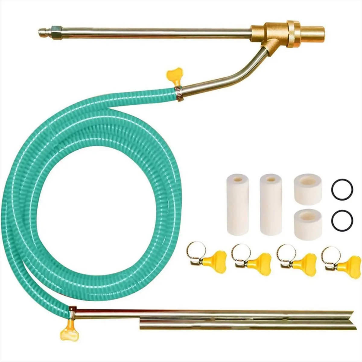 

ABUA Pressure Washer Sandblasting Kits - Wet Abrasive Sandblaster Attachment, M22 Connector, 5000 PSI