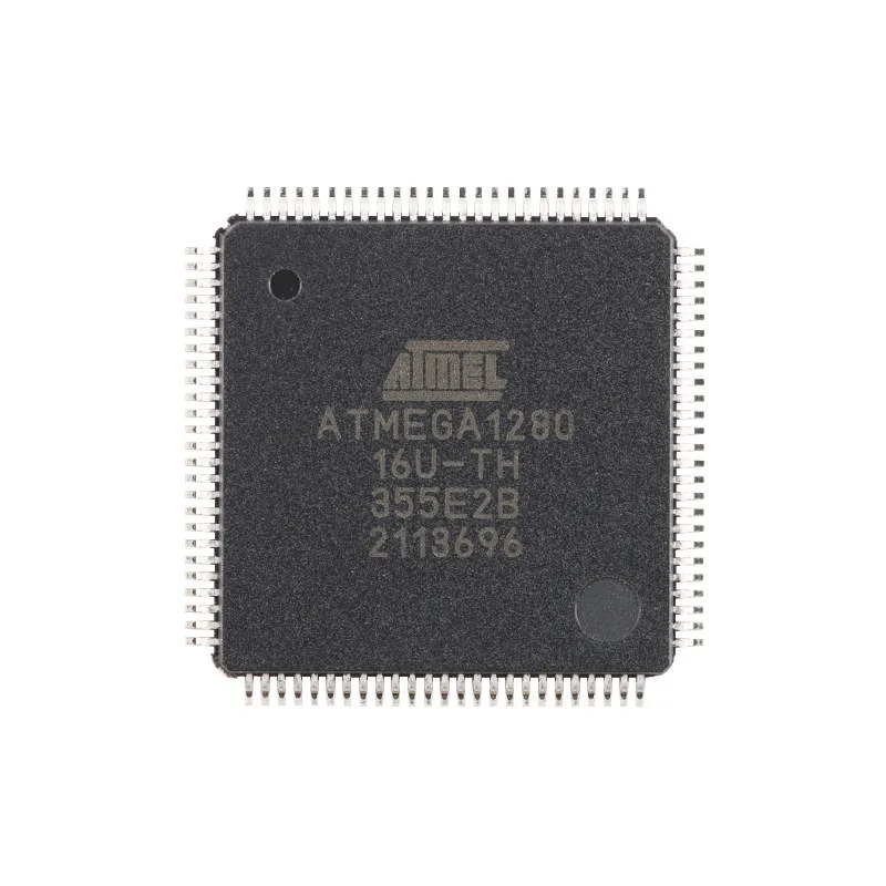 1 pcs 8-bit AVR Microcontroller Chip ATMEGA1280-16AU TQFP-100, for electronic DIY, embedded project, development board prototype