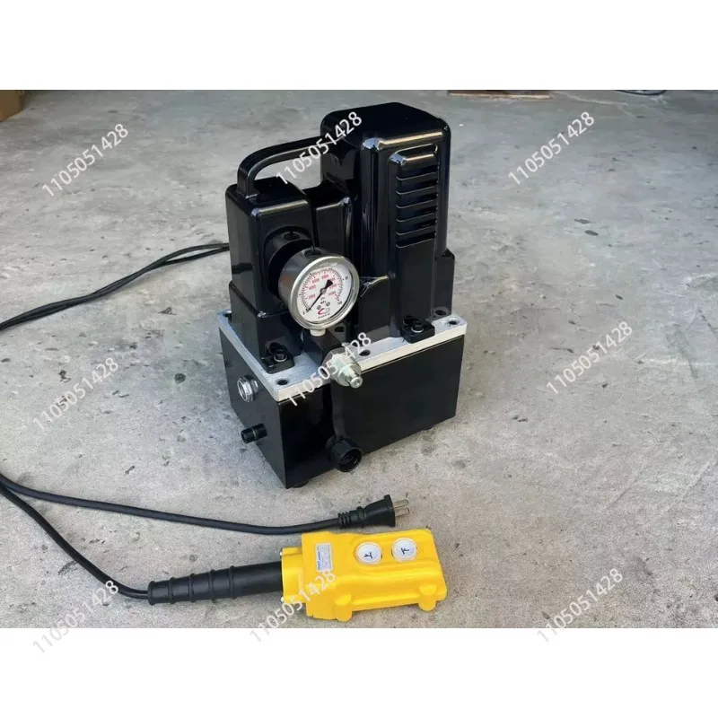220V QQ700 Small Electric Hydraulic Oil Pump Ultra-high Pressure Pump Solenoid Valve with Pedal Oil Press Equipment