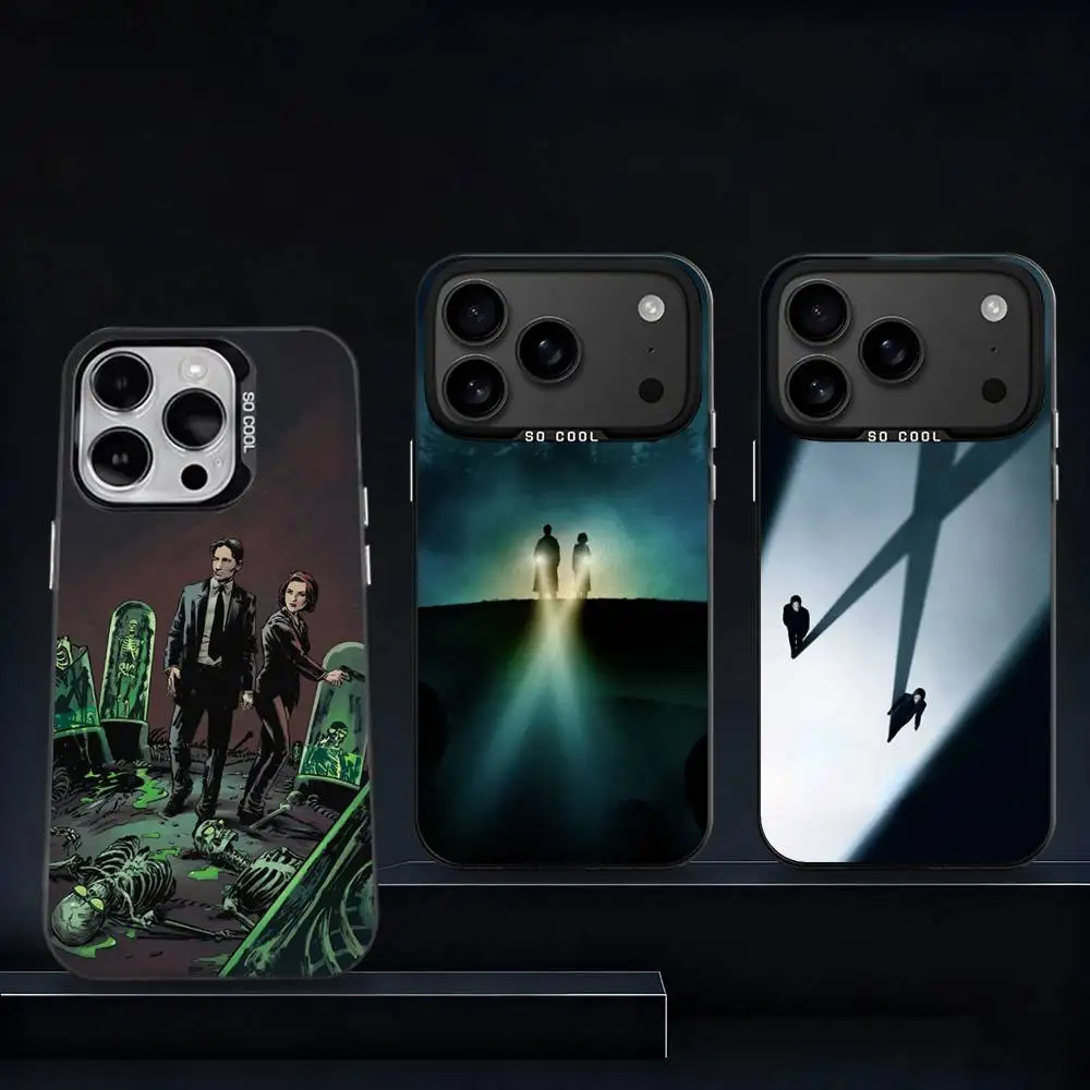 

Movie The X-F-Files Phone Case For iPhone 11,12,13,14,15,16,17,Pro,Max,Plus,E,Air,Mini IMD Matte Black