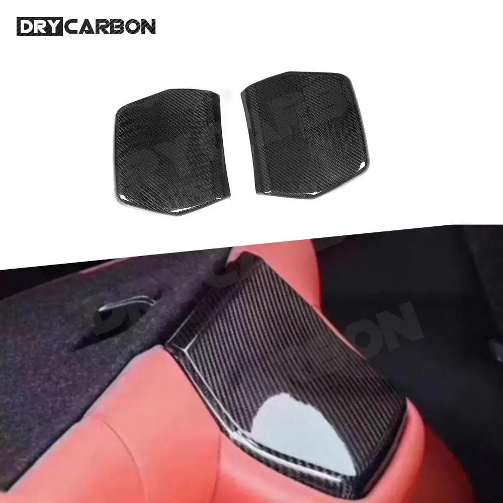 

DRY CARBON Car Seat Back Covers Trims for BMW F80 M3 F82 F83 M4 F87 M2 M2C 2014-2019 Dry Carbon Fiber Seat Decoration Body Kits