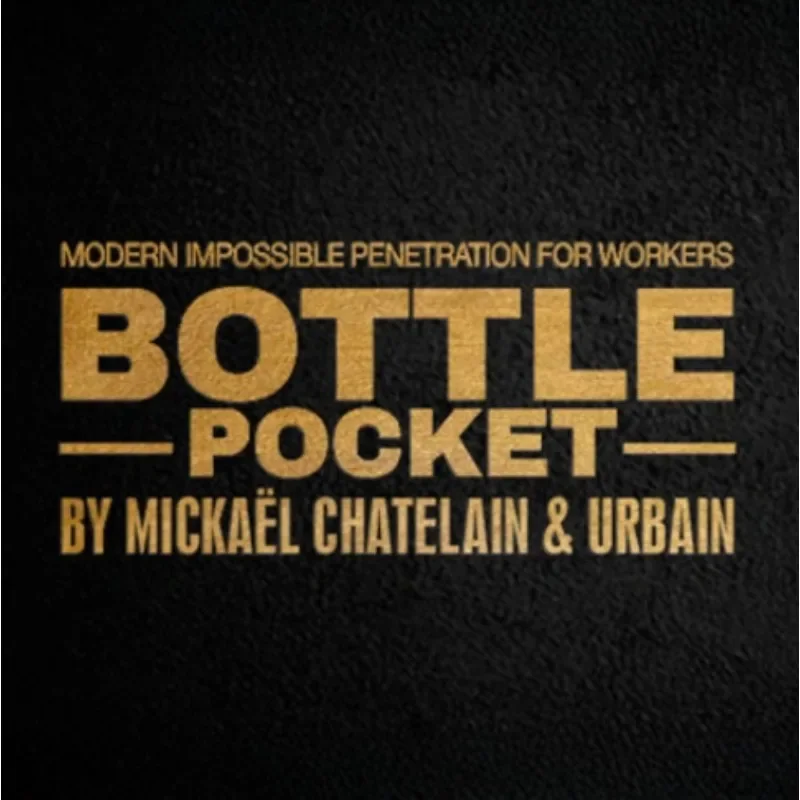 Bottle Pocket Magic Tricks Ultimate Coin-through-bottle Visual Objects Penetration Magia Close-up Illusions Gimmicks Mentalism