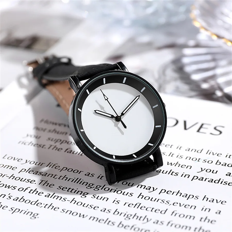 Simple Luminous Women\'s Watches Vintage Small Watch Leather Strap Casual Sport Dress Wristwatches Clock Relogio Feminino