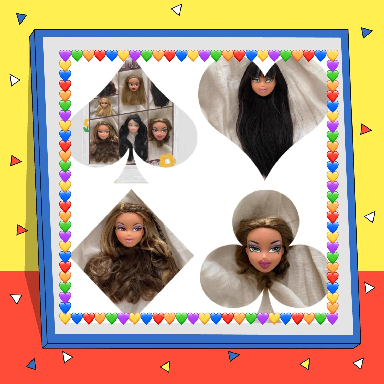 

【Default Defects】Collectible Edition1/6 10th Style it Maci&Wild Life Safari Fianna& The Movie Glamour Kit Yasmin Doll Head