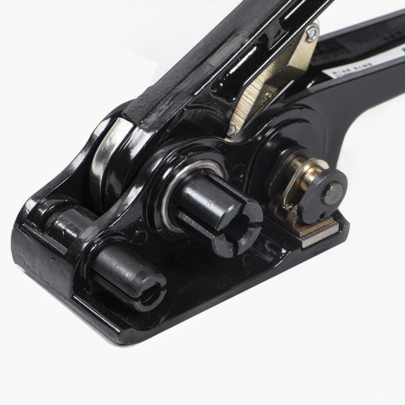 Flejadora de acero y plástico, máquina flejadora Manual integrada, tensor, alicates de flejado para embalaje