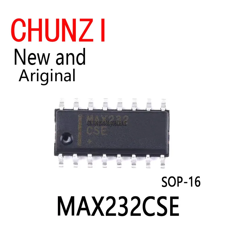 10 piezas nuevas y originales SMD MAX232 16 Narrow SO 16PIN Drive Receiver SOP-16 MAX232CSE