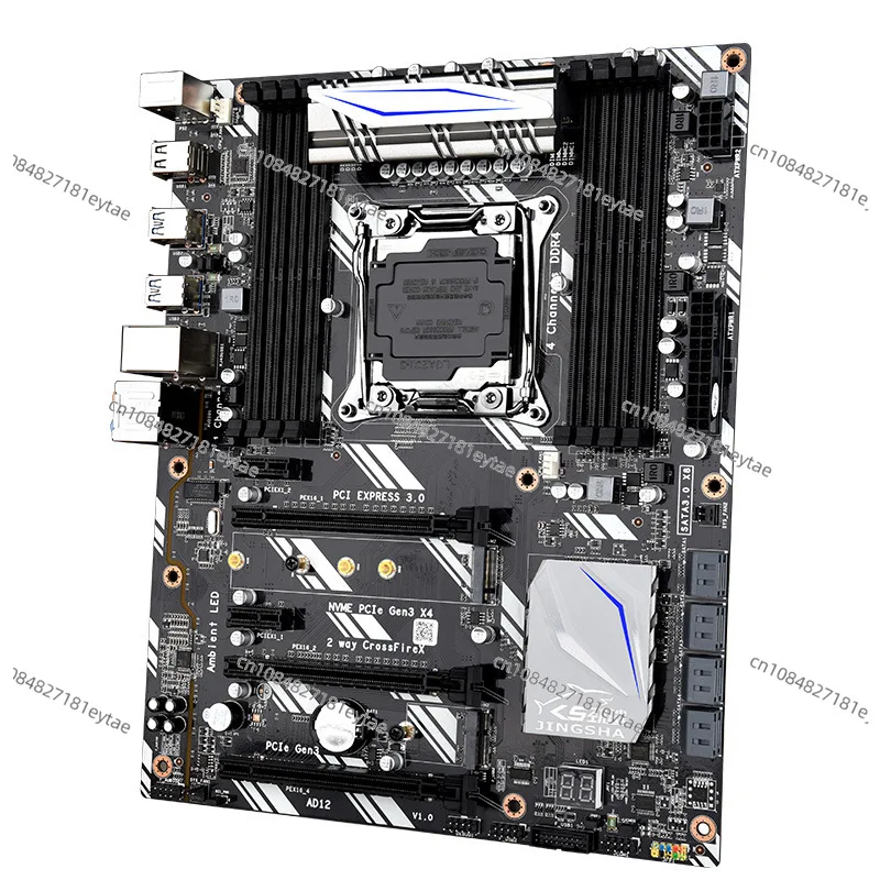 X99-D8 Computer Main Board Full Speed M.2 Interface Metal Heat Sink Graphics Card Crossfire Support V3/V4