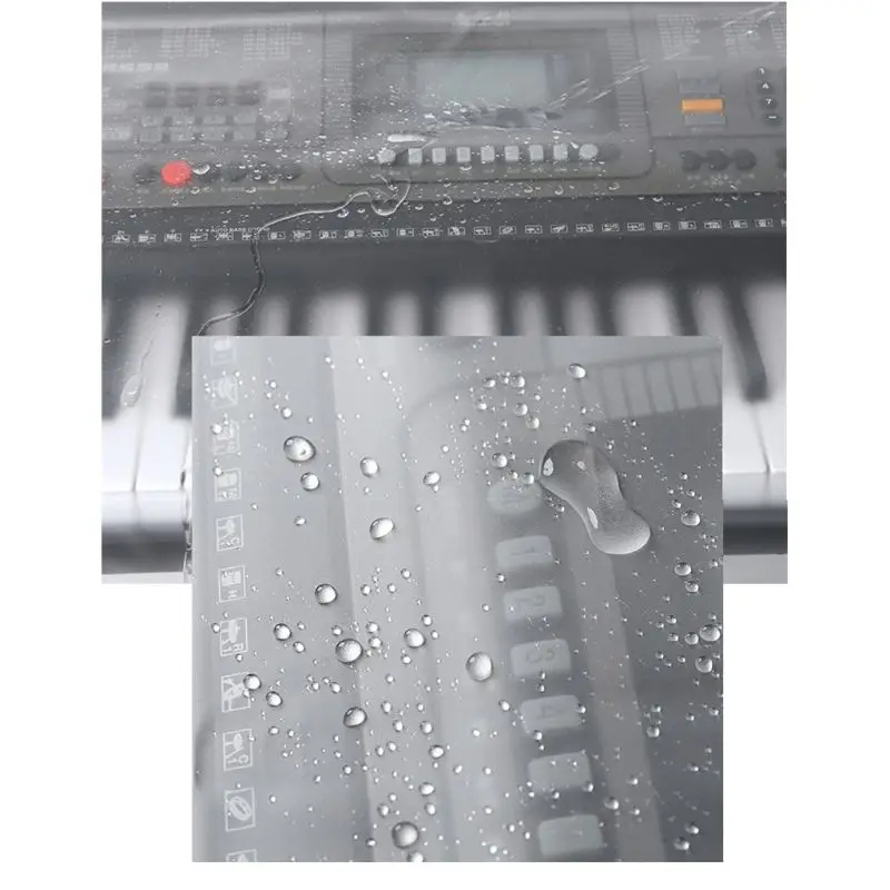 Transparent Frosted Piano Cover Digital Piano keyboard Dust Cover 61/76/88 Keys