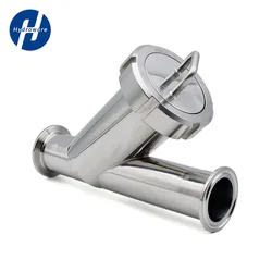 SS304 Stainless Steel Sanitary Y-Type Strainer | Tri Clamp Inline Filter | High-Sealing for Homebrew & Beverage