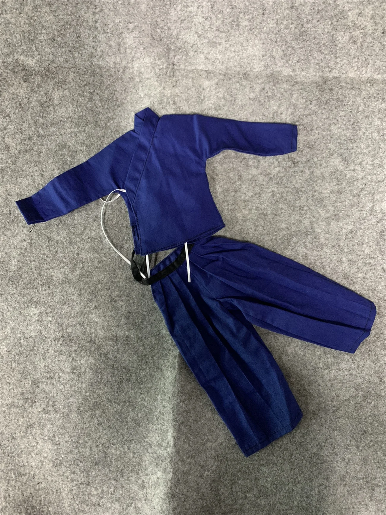 1/6 warrior blue suit  top pants Chinese Ancient Classical Hanfu  Outfit Man Suit   clothing for 12inch Action Figure Model