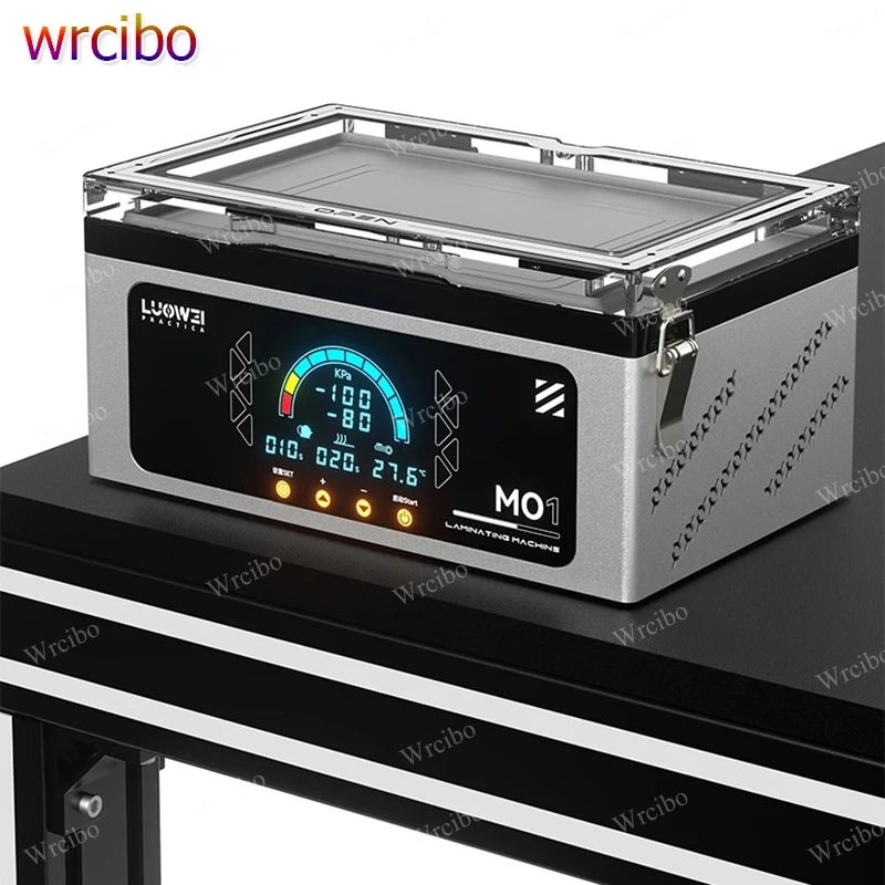 

LUOWEI LW-M01 11,5-дюймовый вакуумный ламинатор для плоских/изогнутых экранов телефона, интеллектуальное управление/точная регулировка давления