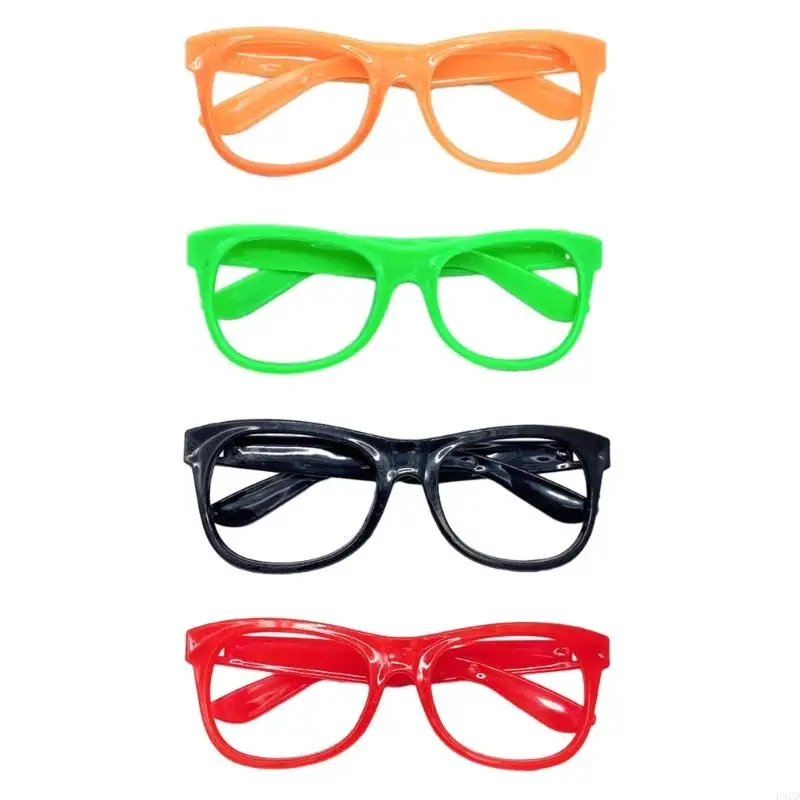 

F92D New Year Glasses Bar Karaoke Party Costume Modern Christmas Plastic Glasses
