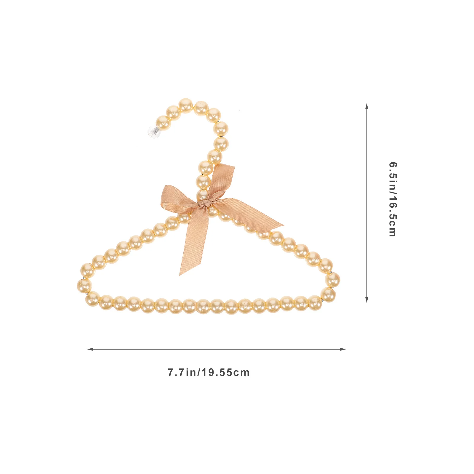 4 pezzi grucce per vestiti per animali domestici perla decorativa materiale durevole accessori per cani e gatti stendino organizer portatile per armadio per bambini