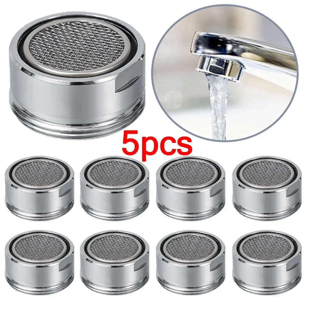 1/5PCS Water Saving Faucet Tap Aerator Replaceable Filter Mixed Nozzle M24 24mm Thread Bathroom Faucet Bubbler Bathroom Parts