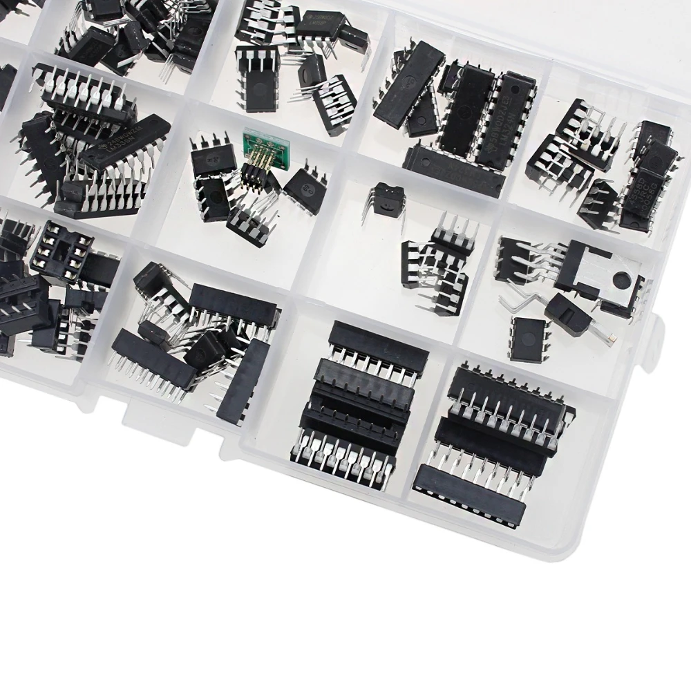 150PCS XL IC Chip Assortiment Oscillator NE555 LM358 LM324 LM393 PC817 LM386 Chip Sorteren Operationele Versterker