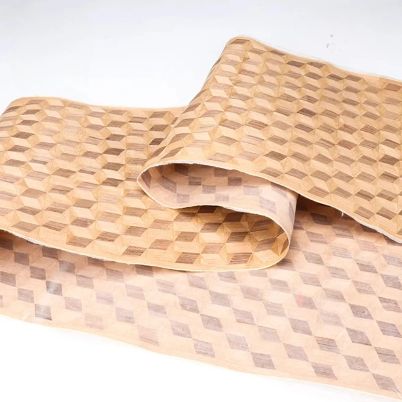 250x40 سنتيمتر T: 0.25 مللي متر الفن نمط هندسي قشرة الخشب صفائح الحرف أثاث ذاتي الصنع خزائن الحائط الديكور التصميم تقسم لوحة